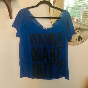 ADD ON ANY ITEM FOR $2 Off the shoulder tee.